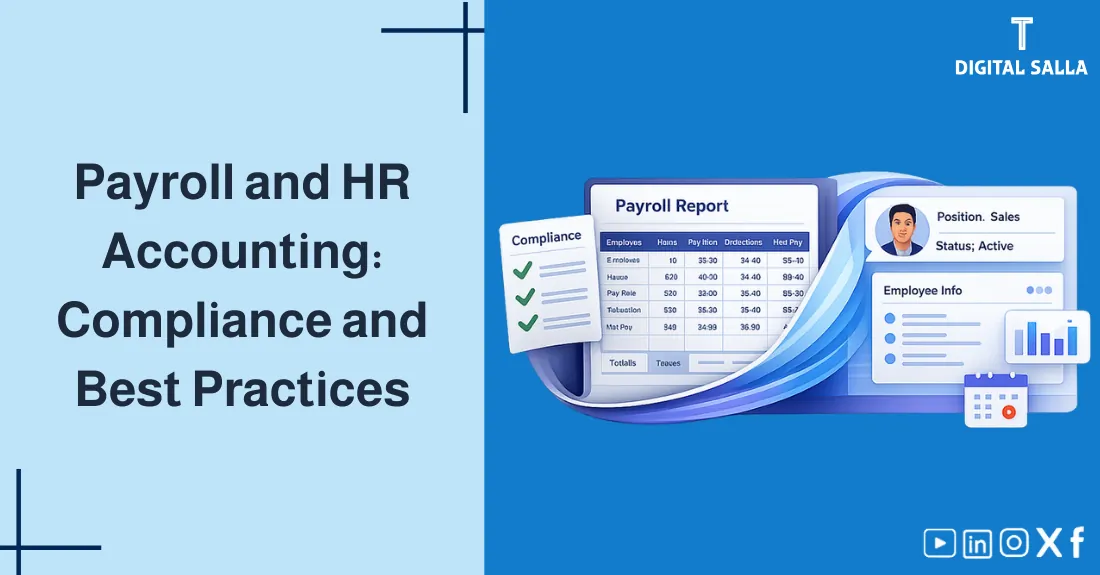Design showing the payroll equation: Basic + Allowances = Gross, minus Deductions = Net.