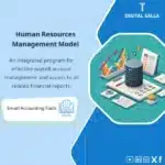 Human Resources Management Template, showing graphs, organized tables, and an HR management software interface, helps simplify the human resources management process. (Image: HR management software interface and HR related graphs and tables)