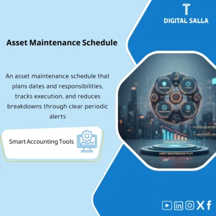 Cover of the Maintenance Schedule showing preventive maintenance plan