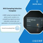Demo preview of a MUS sampling selection template for audit