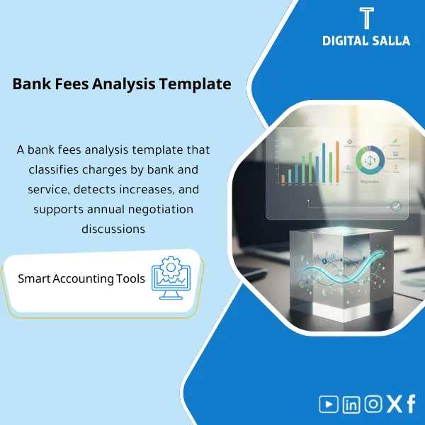 Bank-Fees-Analysis-EN-176 Cover of the Bank Fees Analysis Template showing bank/transfer/gateway fees aggregation