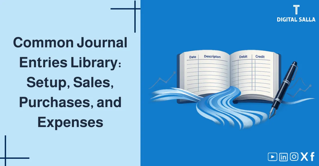 Illustration for Common Journal Entries