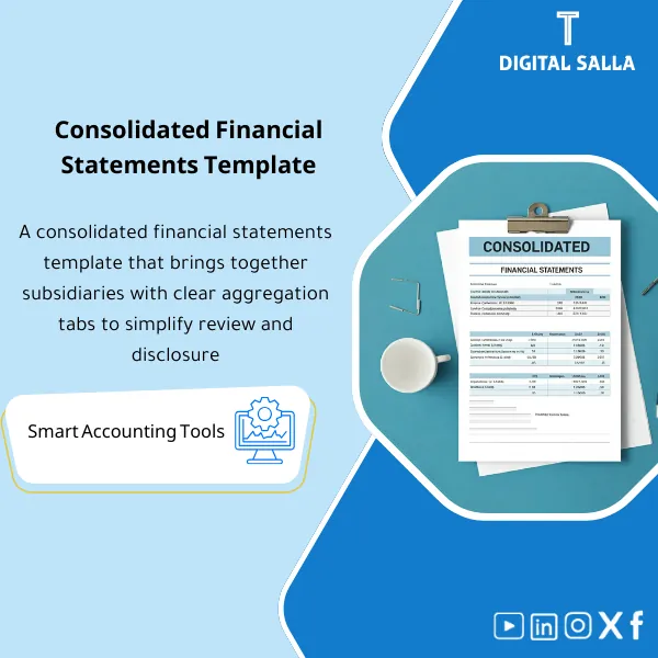 Consolidated-Financial-Statements-EN-192 Demo preview of a ready-to-use consolidated financial statements template