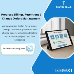 Billing, Retentions & Variations - Excel Template