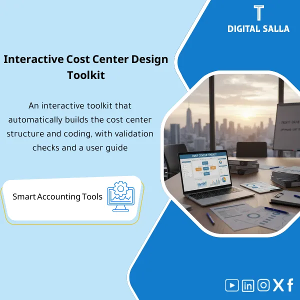 Cost-Center-Design-EN-21 Cover of the Cost Center Design Toolkit showing cost center structuring