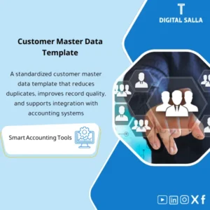 Customer Master Data Template - Excel Template