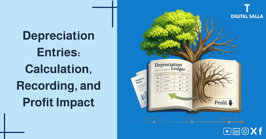 Illustration for Depreciation Journal Entries