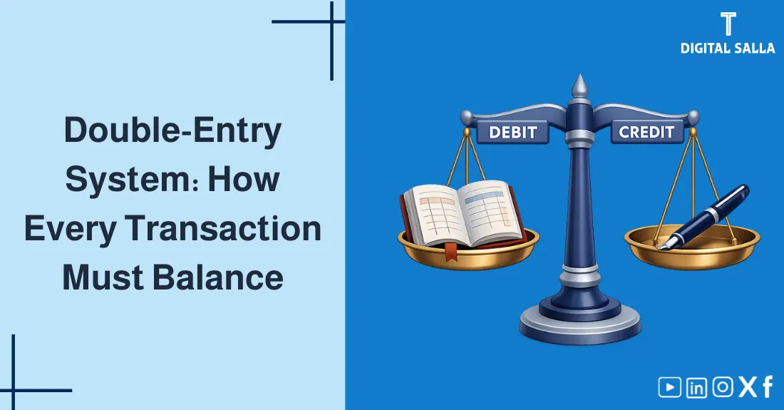 Illustration for Double Entry System