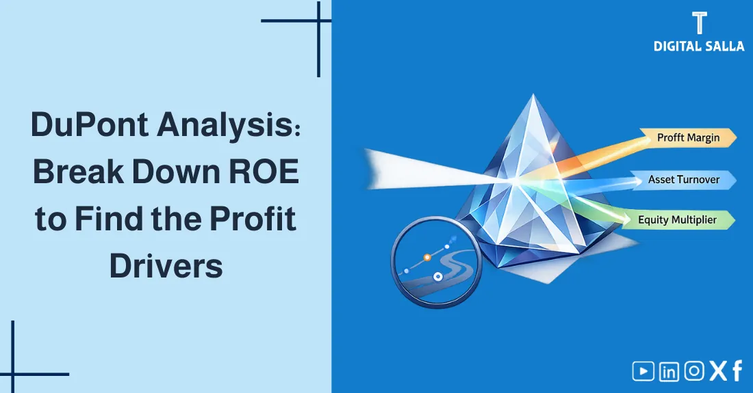 Financial analysis: Dupont Analysis (illustration)