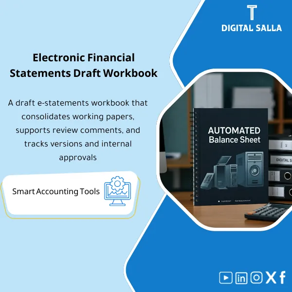 Electronic-Draft-Financial-Statements-EN-184 Interface of an electronic draft tool for preparing financial reports