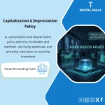 Cover of the Fixed Asset Policy showing capitalization threshold