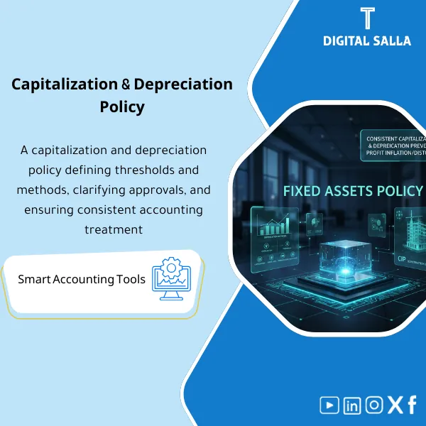 Fixed-Asset-Policy-EN-155 Cover of the Fixed Asset Policy showing capitalization threshold