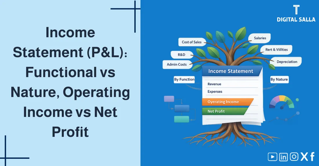 Financial reporting: Income Statement (illustration)