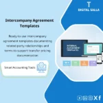 Cover of the Intercompany Agreements Templates showing group agreements defining scope