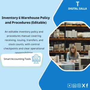 Inventory & Warehouse SOPs - Editable Word File