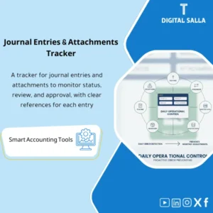 Journal Entry Tracker - Excel Template