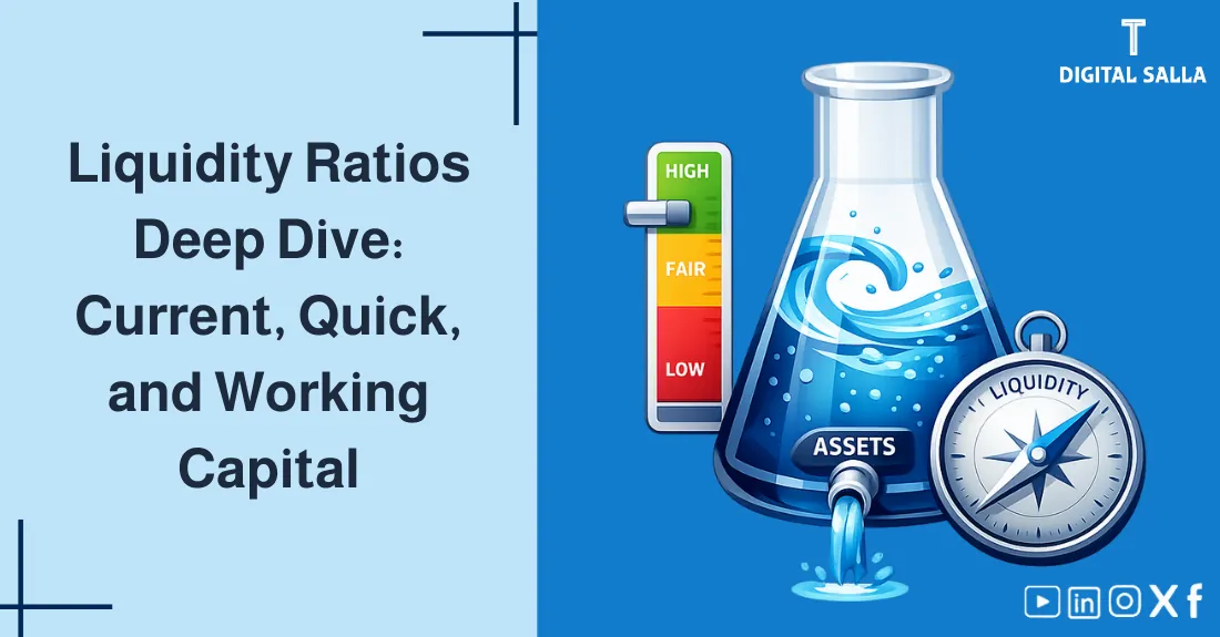 Financial analysis: Liquidity Ratios (illustration)