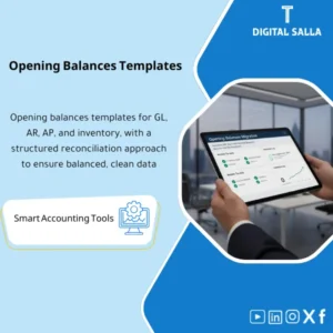 Opening Balances Templates - Excel Files