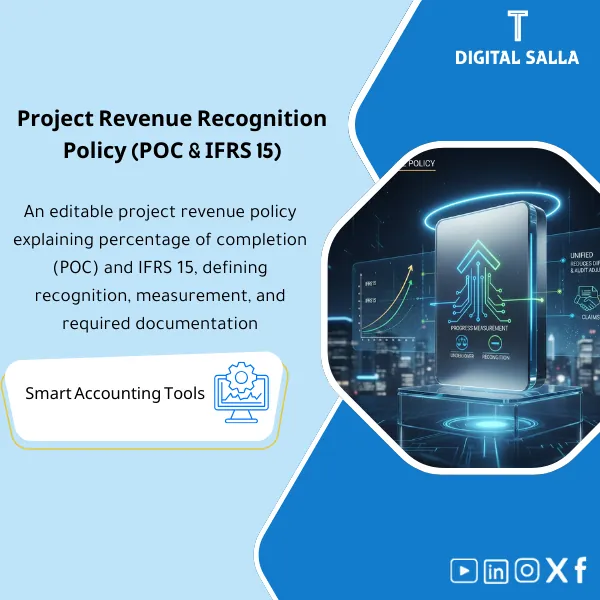 Percentage-of-Completion-POC-EN-152 Cover of the Percentage of Completion (POC) Policy showing IFRS 15 progress measurement