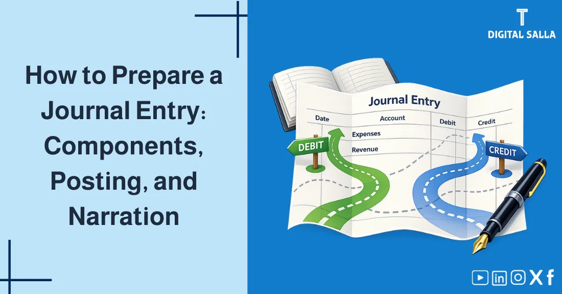 Illustration for Preparing a Journal Entry