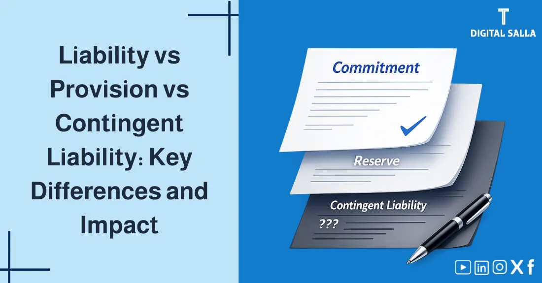 Comparison of Provision vs Liability (illustration)