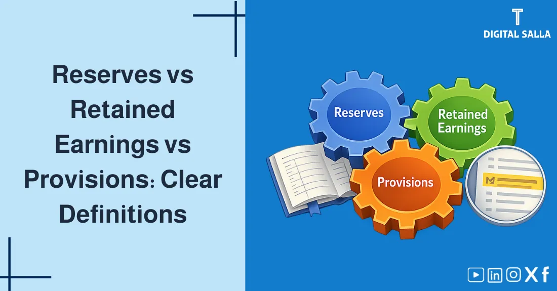 Comparison of Reserve vs Provision (illustration)