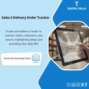 Sales Order & Delivery Tracker - Excel Template