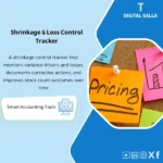 Cover of the Shrinkage Control Template showing book vs physical