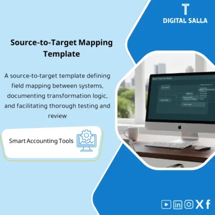 Cover of the Source-to-Target Mapping showing legacy-to-ERP field mapping