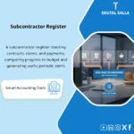 Cover of the Subcontractor Tracker showing subcontractor contracts