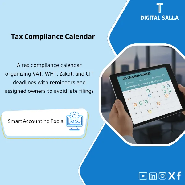 Tax-Compliance-Calendar-EN-214 Cover of the Tax Compliance Calendar showing VAT/WHT/Zakat/CIT deadlines