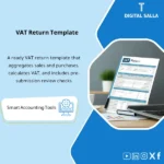 Demo preview of a ready-to-use VAT return template