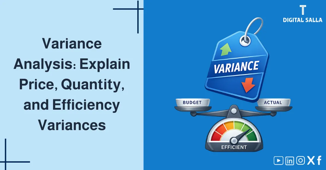 Financial analysis: Variance Analysis (illustration)