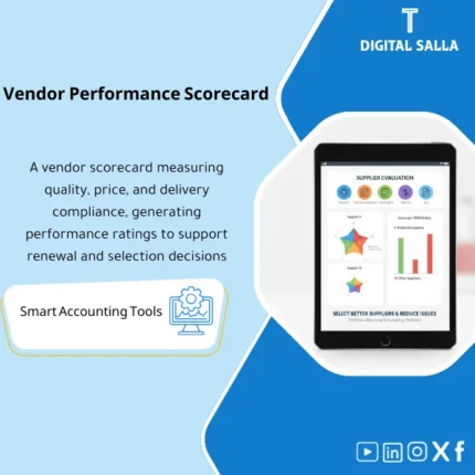 Cover of the Vendor Scorecard showing vendor evaluation by quality