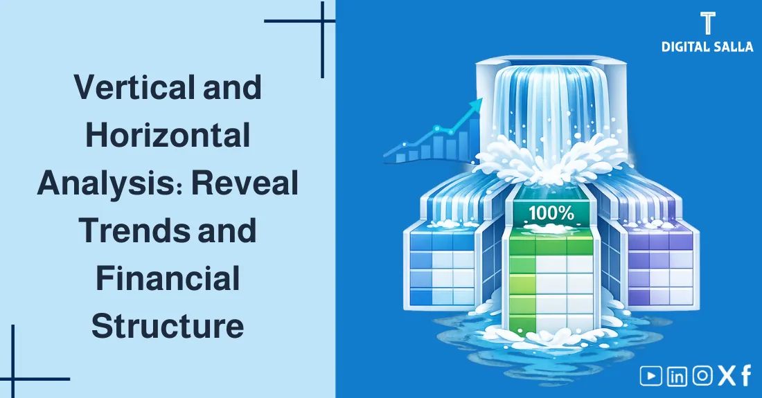Financial analysis: Vertical and Horizontal Analysis (illustration)